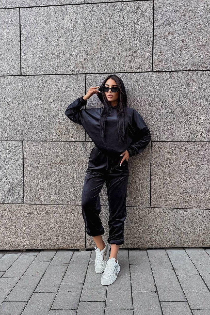 Trening Plush Negru
