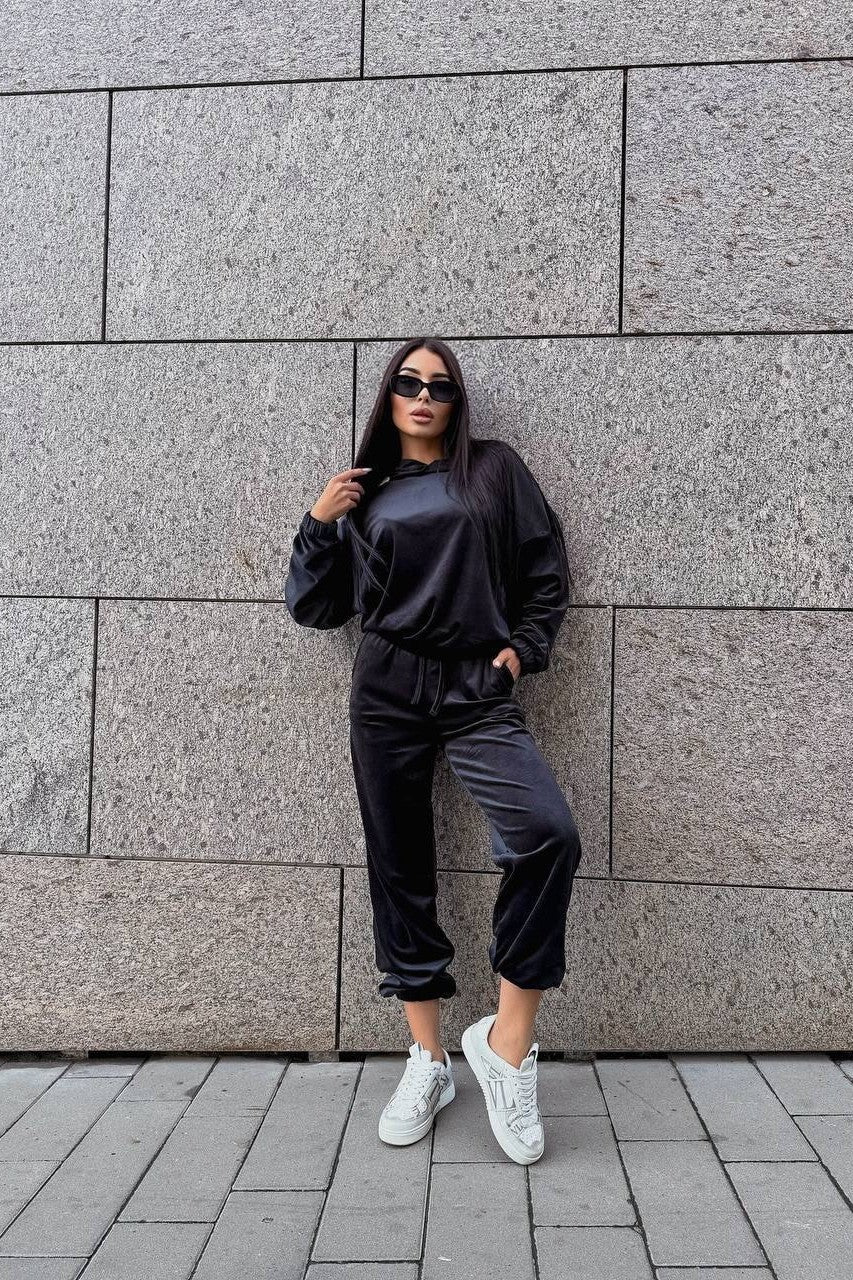 Trening Plush Negru